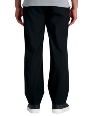 Men's Premium Comfort Stretch Classic-Fit Solid Flat Front Dress Pants