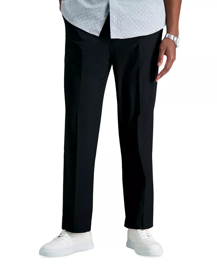 Men's Big & Tall Premium Comfort Stretch Classic-Fit Solid Flat Front Dress Pants - thumbnail 2