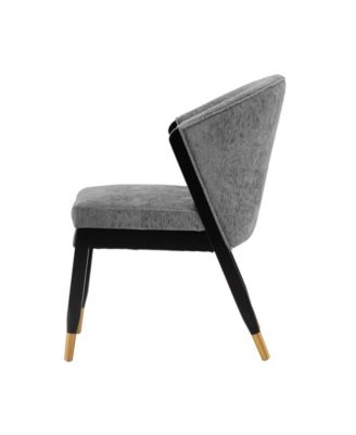 Ola 2-Piece Chenille Upholstered Dining Chair Set