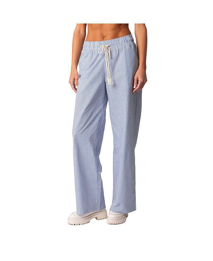 Light blue pinstripe deals pants