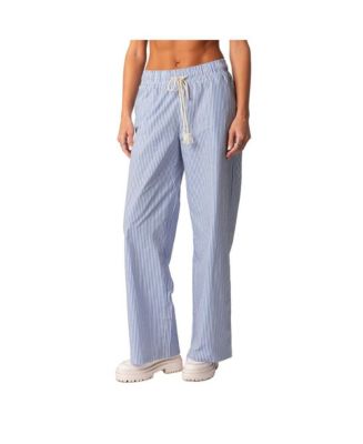 Edikted Women's Pinstripe pants - Macy's