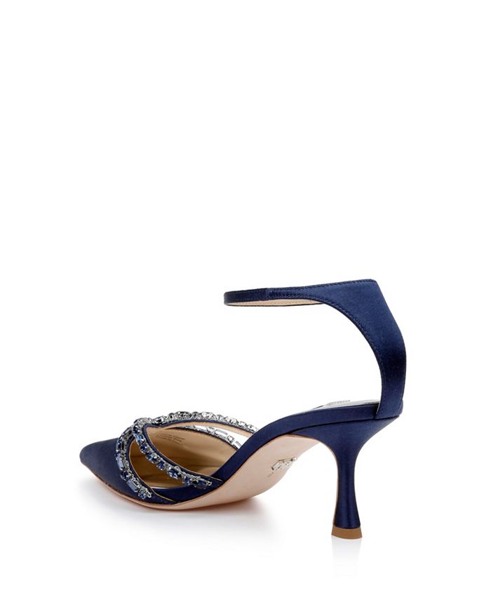 badgley mischka kitten heel