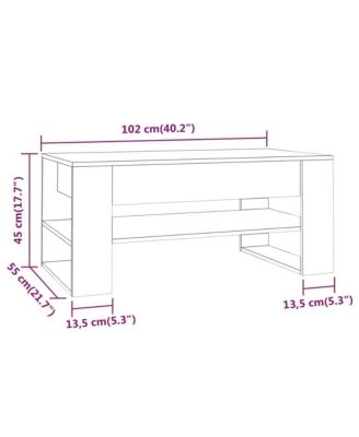Coffee Table Sonoma oak Engineered wood Medium Coffee Table