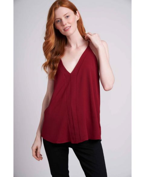 Женский топ Caldwell Collection Lucy, цвет: Гранатовый красный
