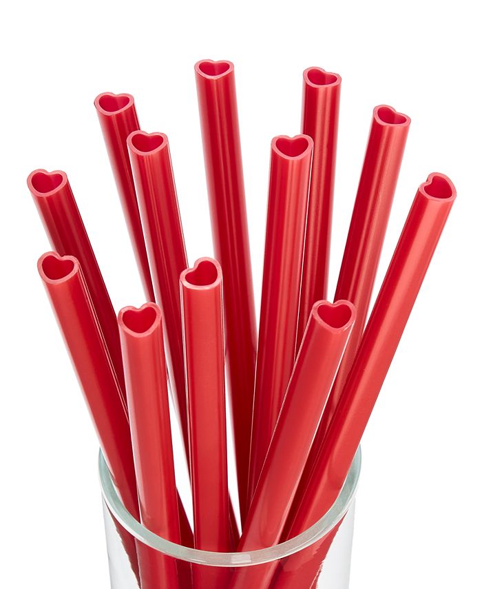 Red Anti-aging Straw Tip for Luxurious Comfort Free Shipping Straw Tip Set  1 Small and 1 Large 