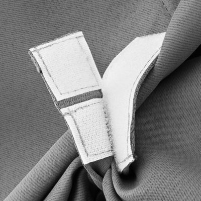 Preston Energy Saving Blackout Rod Pocket Window Tie-up Shade