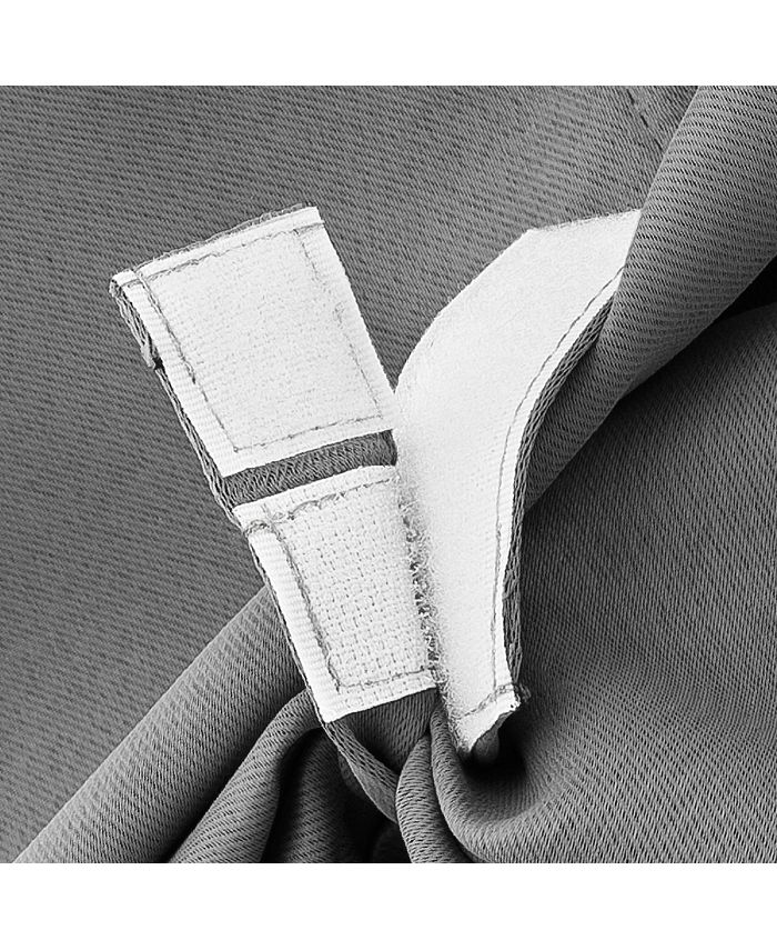 Sun Zero Preston Energy Saving Blackout Rod Pocket Window Tieup Shade