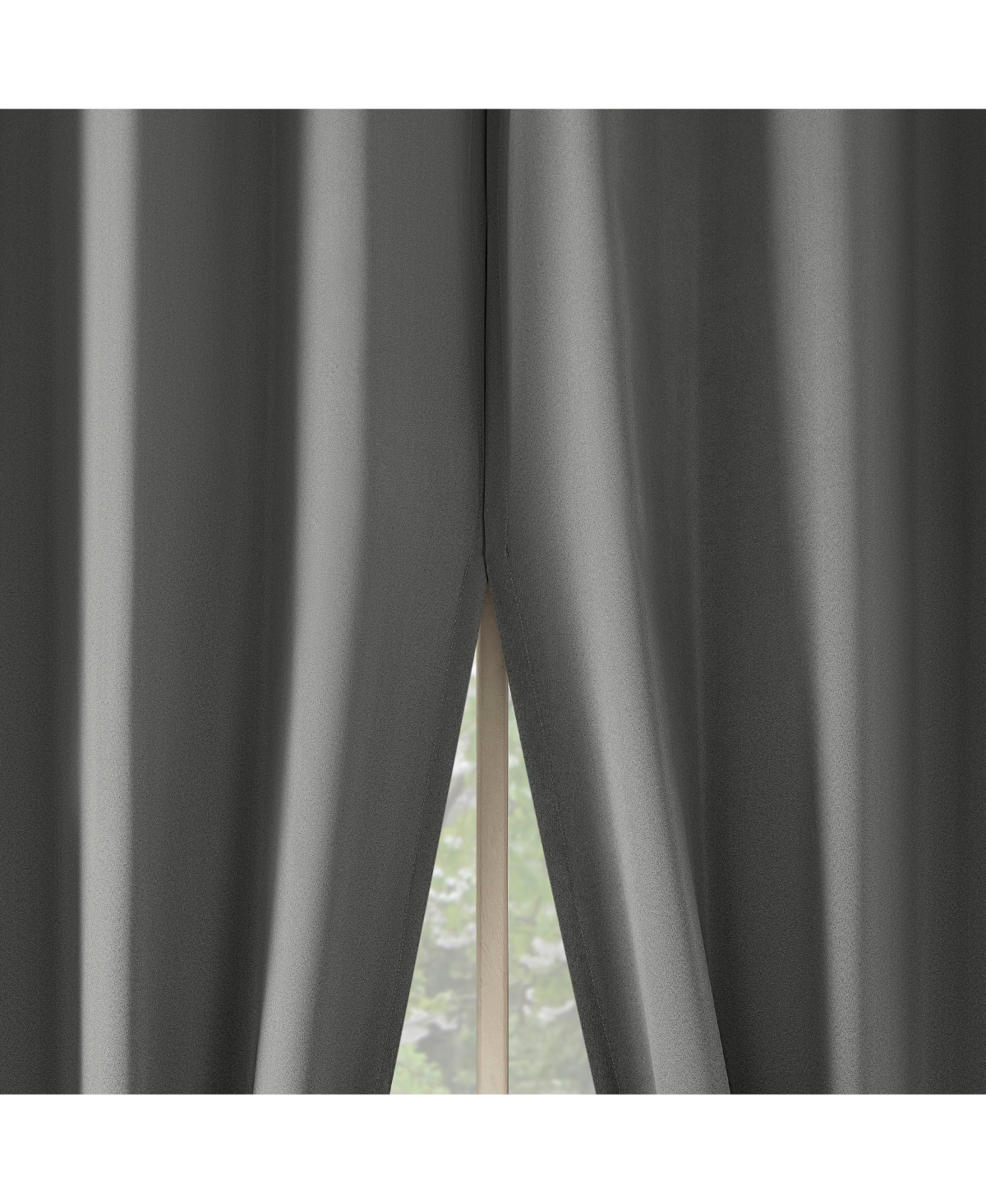 No. 918 Brandon Magnetic Closure Room Darkening Grommet Curtain Panel Pair