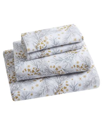 Tahari Home Pine 100 Cotton Flannel Sheet Sets In Gold
