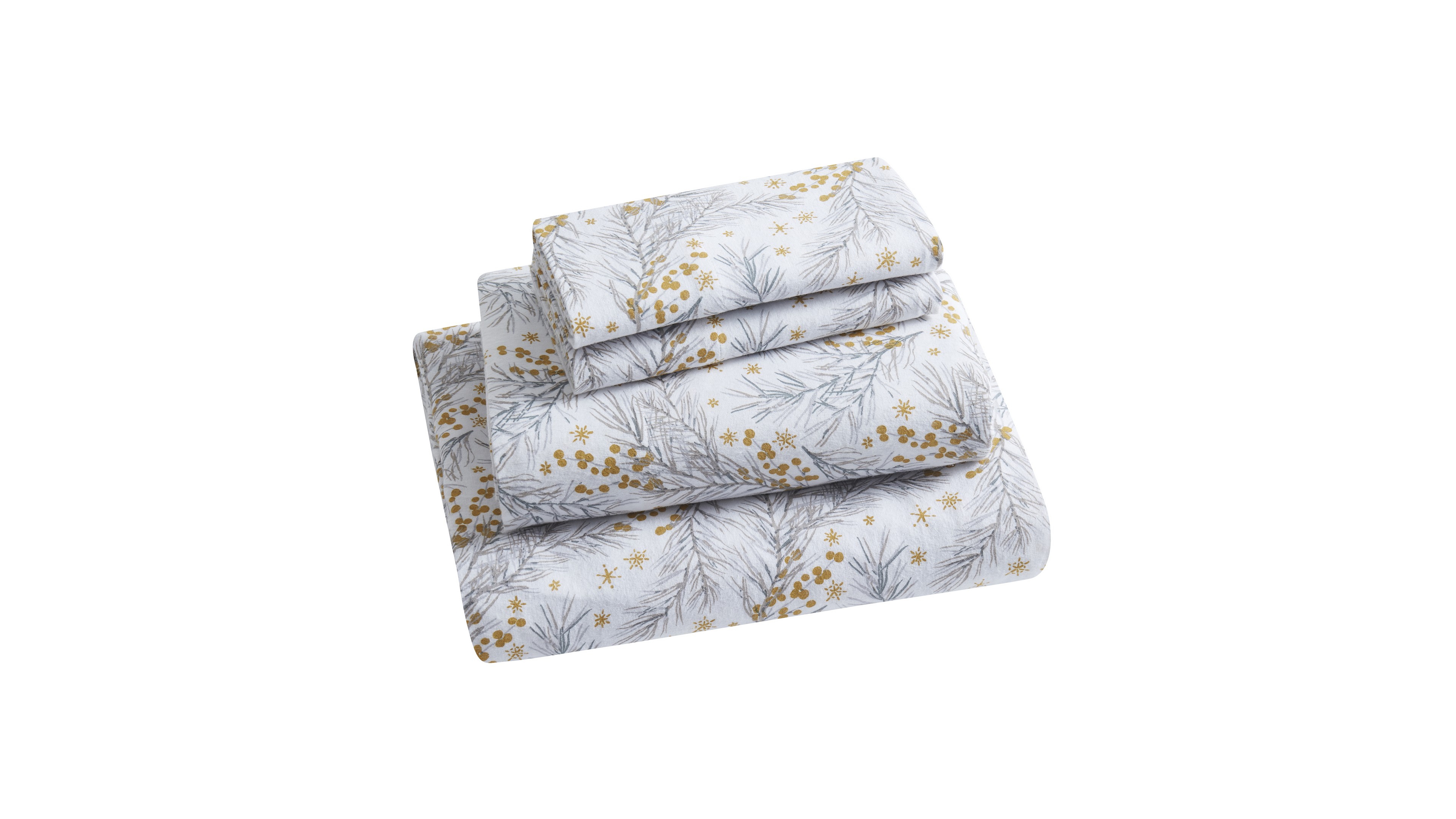 Tahari Home Pine 100% Cotton Flannel 4-Pc. Sheet Set, Full