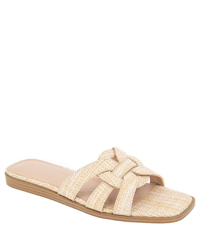 BCBGeneration Women s Meltem Slide Flat Sandal Macy s