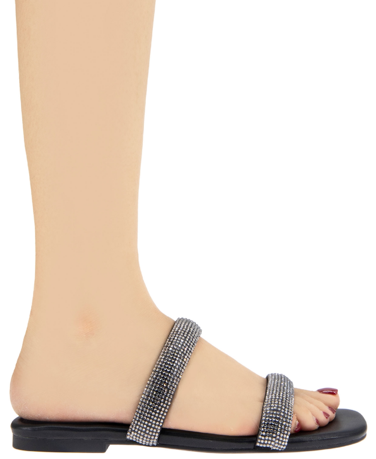 BCBGeneration Women's Glannis Rhinestone Embellished Sandal