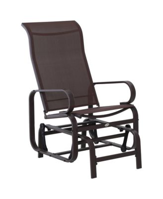 Gliding Lounger Chair with Lightweight Construction,