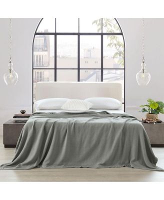 Home 100% Cotton 2-Ply Sheet Blanket/Throw, Full/Queen