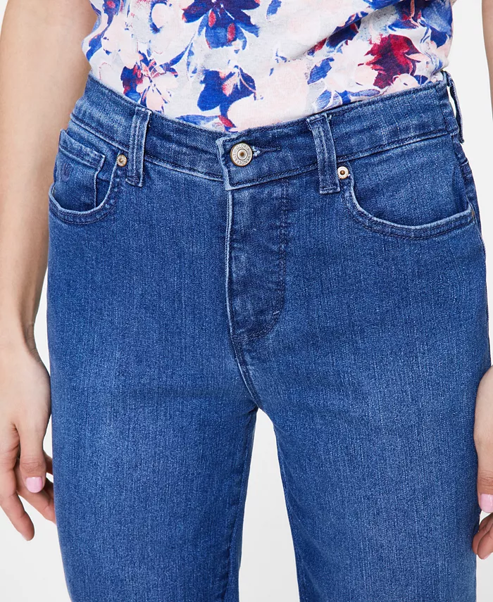 Petite Amanda High Rise Straight-Leg Jeans, Petite & Petite Short - thumbnail 4