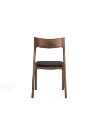 Moderno 2-Piece Leatherette Upholstered Stackable Dining Chair Set