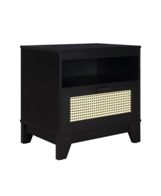 Sheridan 2-Piece 1-Drawer Cane Nightstand Set
