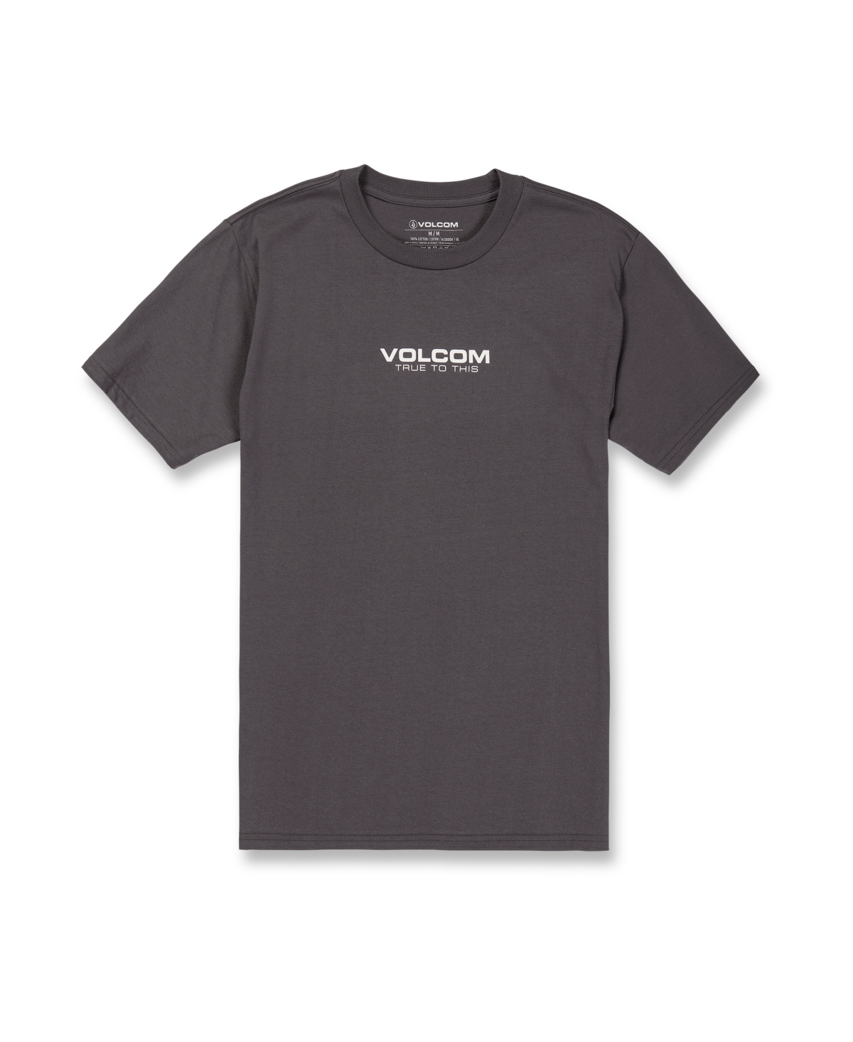 Volcom Men's Neweuro Short Sleeve T-shirt In Charcoal