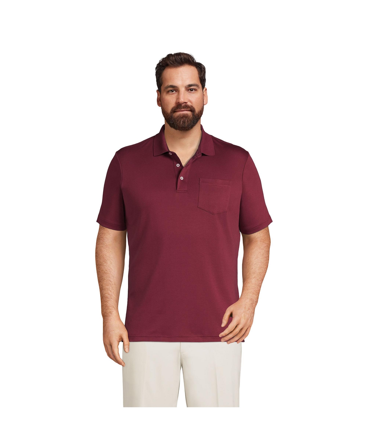 Lands End Big Tall Big Tall Long Sleeve Super Soft Supima