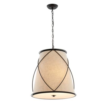 Milo Rustic Farmhouse Iron LED Pendant