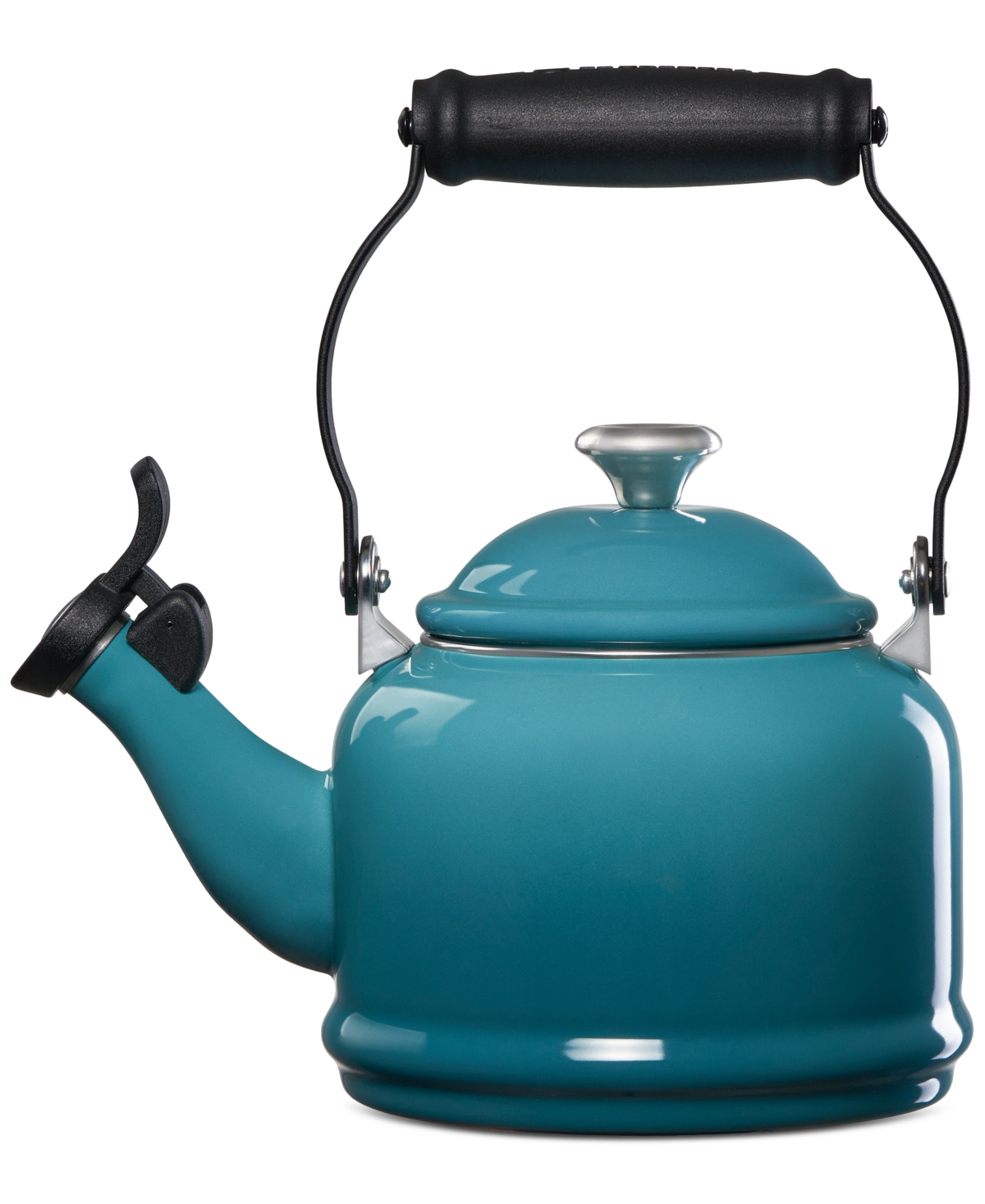 Le Creuset Enamel-on-steel Demi Kettle & Stoneware Mug Set In Blue