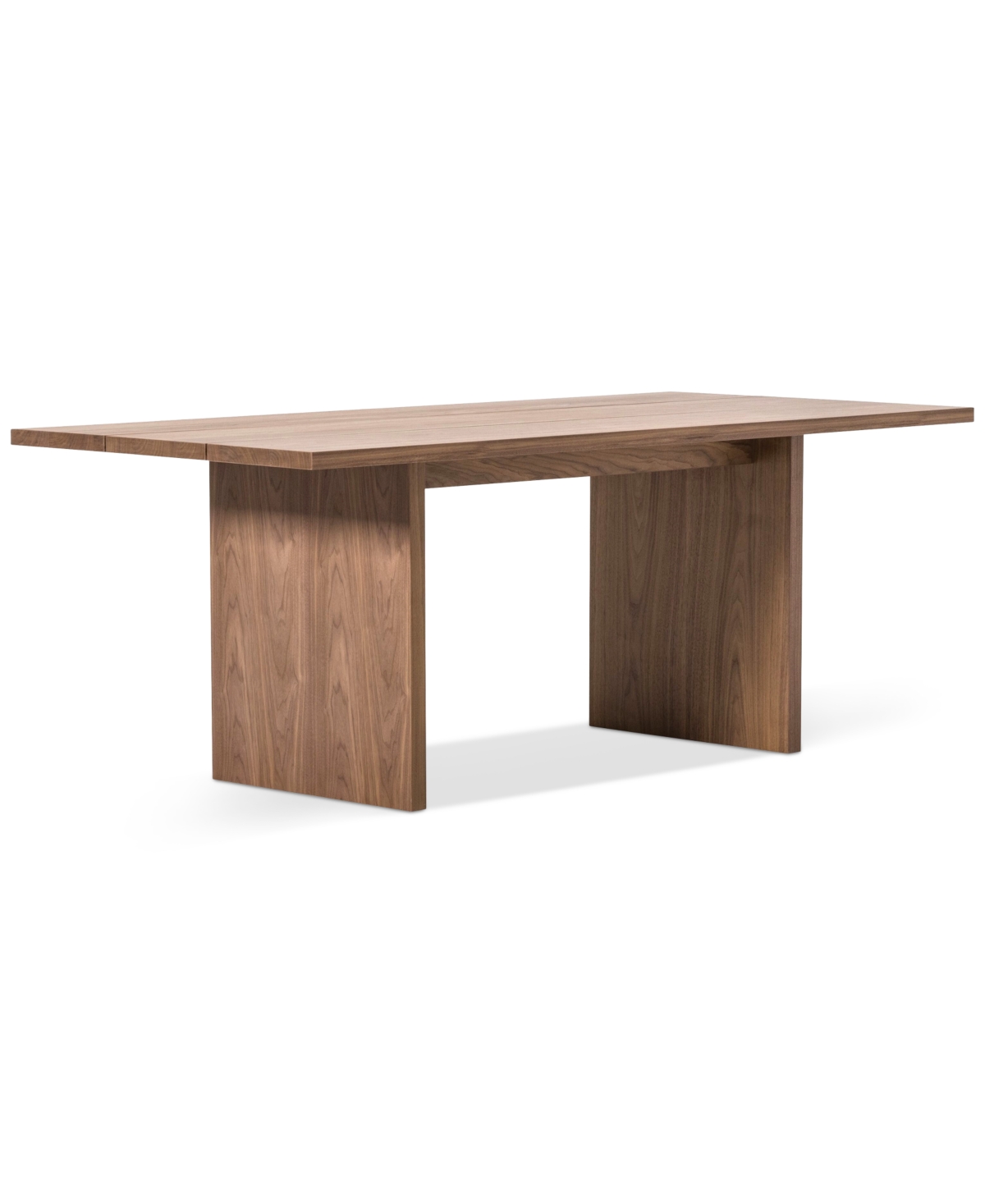 Eq3 Bernia Dining Table In Med Brown