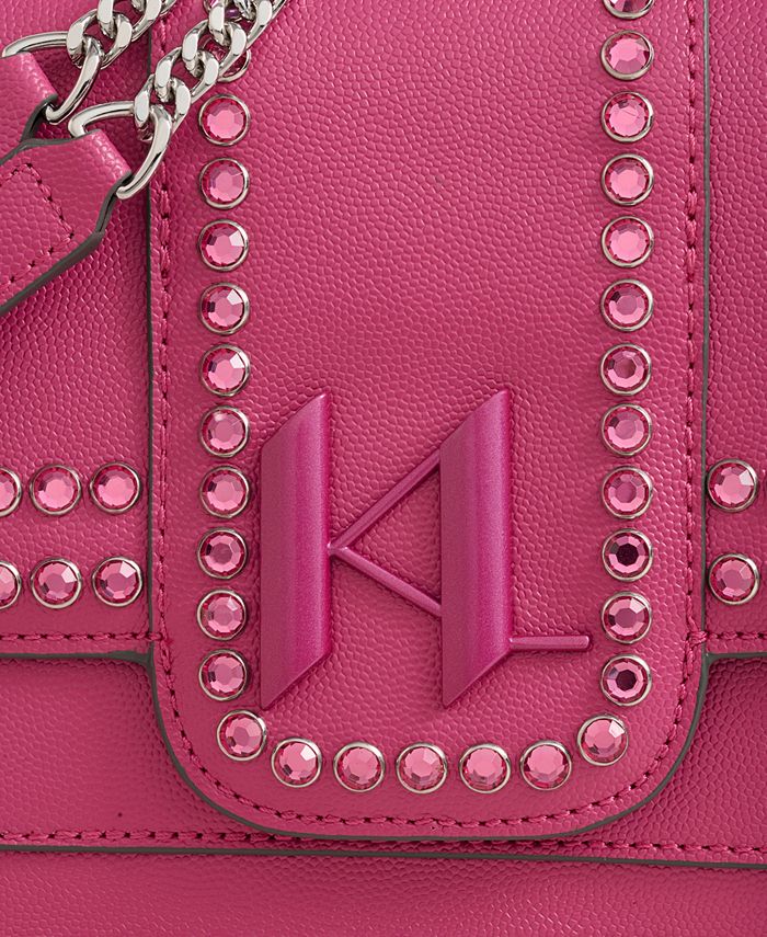 KARL LAGERFELD PARIS Corinne Leather Shoulder Bag Macy's