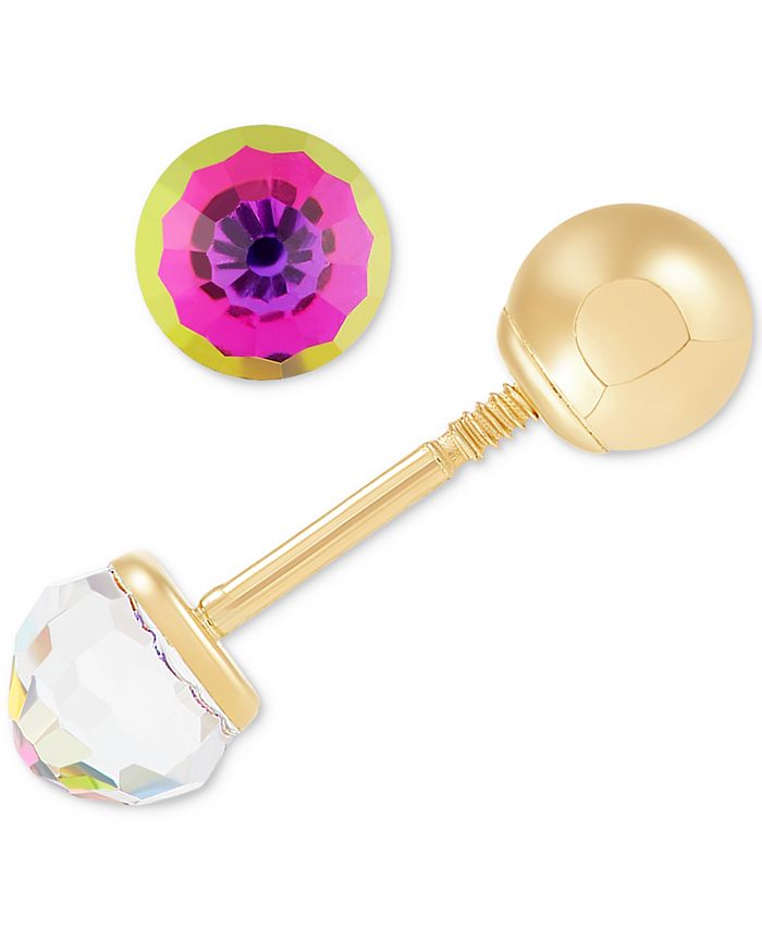 Macy's gold ball stud earrings new arrivals