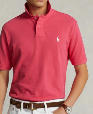 Men's Custom Slim Fit  Mesh Polo