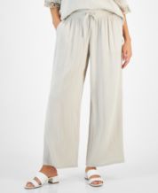 Best Deal for RUIRUILICO Wide Leg Pants for Women Linen Flowy Summer