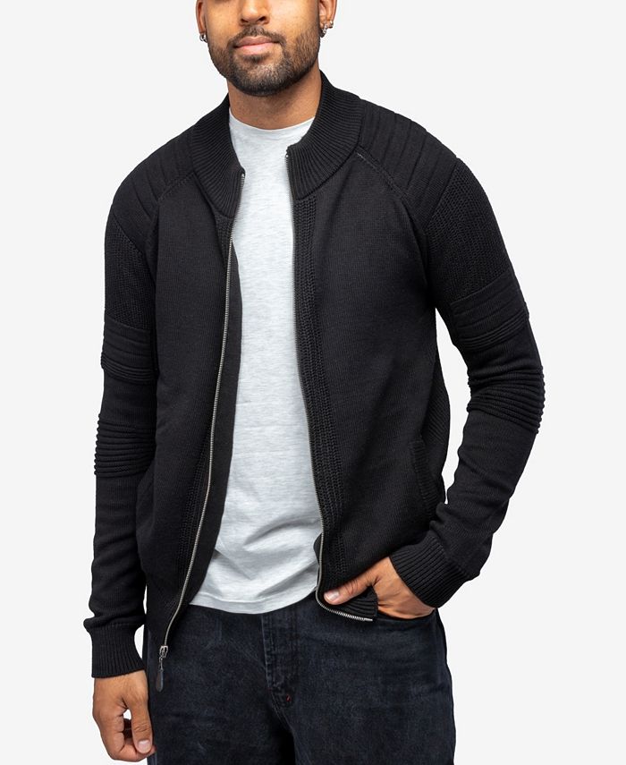 X-Ray Men's Full-Zip Sweater Jacket - Macy's