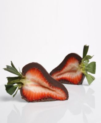 Holiday Winter Wonderland Belgian Chocolate Covered Strawberries - 12 Pc