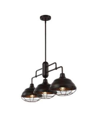Levi Industrial Farmhouse Iron LED Pendant