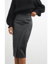 Vince Camuto Perforated Faux Leather Skater Skirt, $109, Macy's