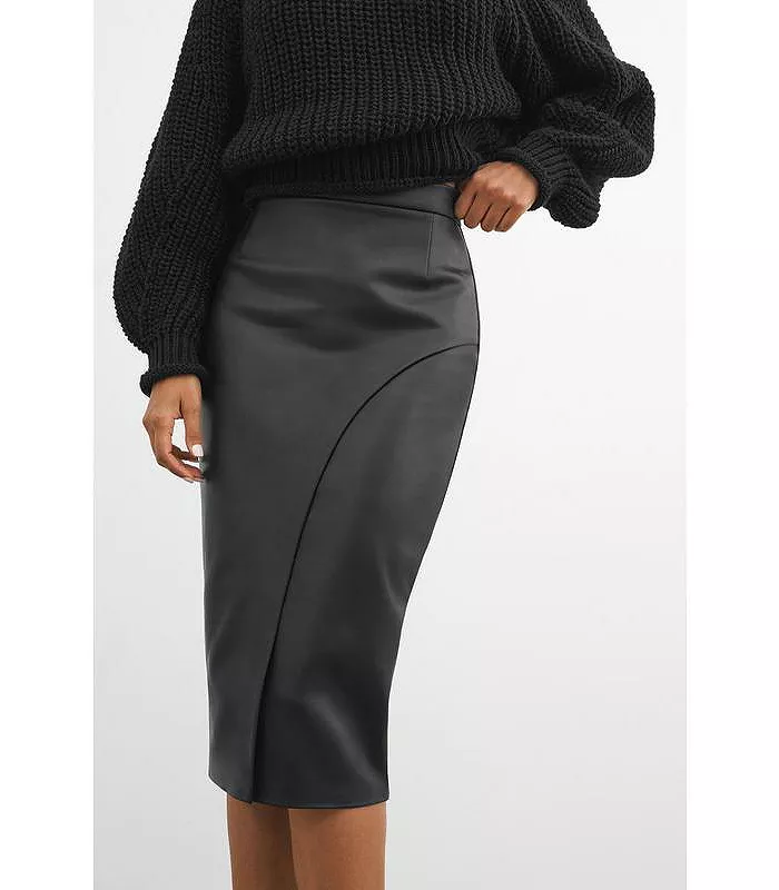 Women's Nyssa Knee-Length Wrap Pencil Skirt