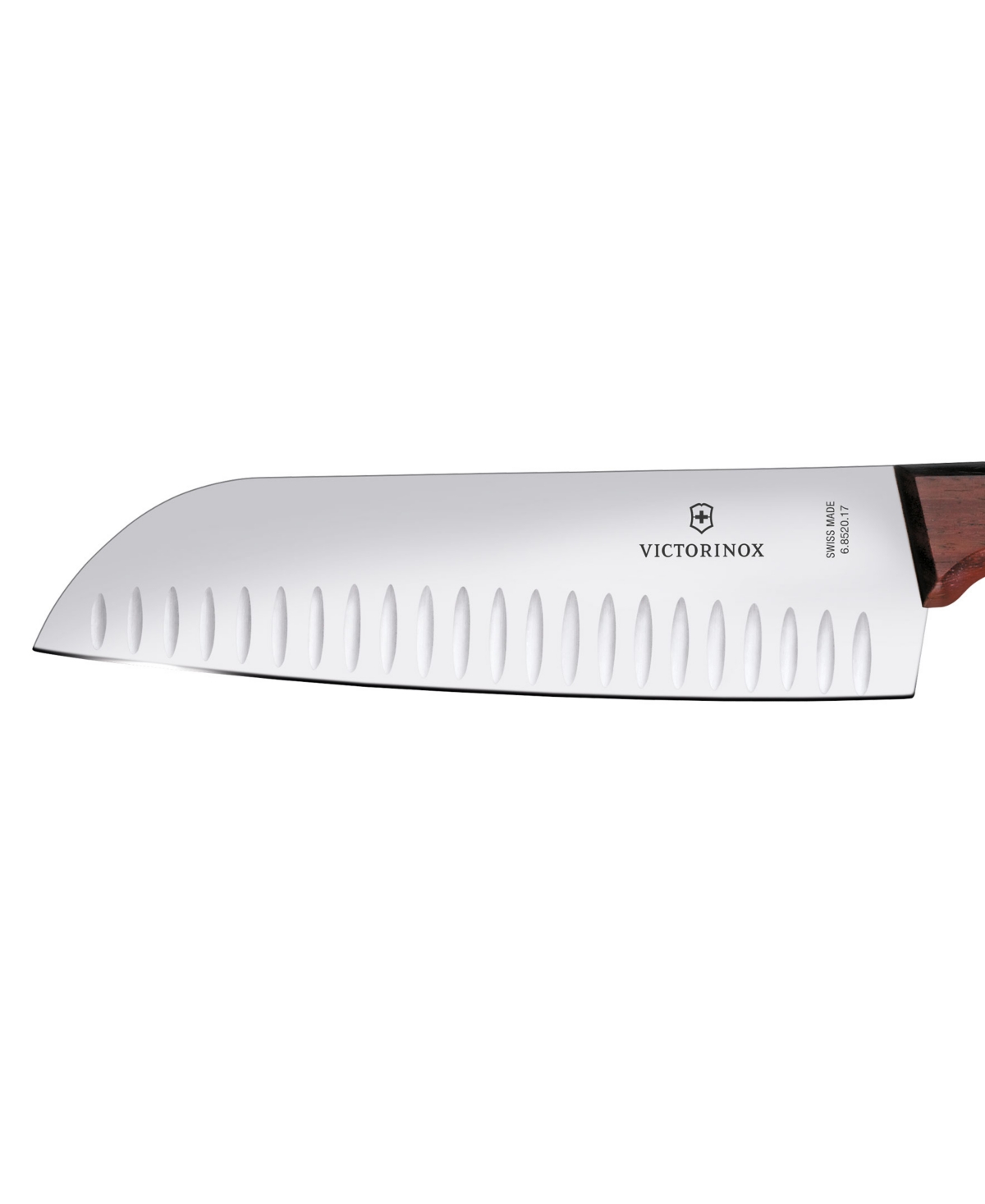 Shop Victorinox Stainless Steel 6.7" Santoku Knife With Wood Handle