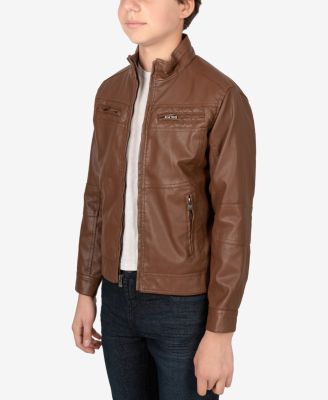 Boy's PU Jacket With Lining