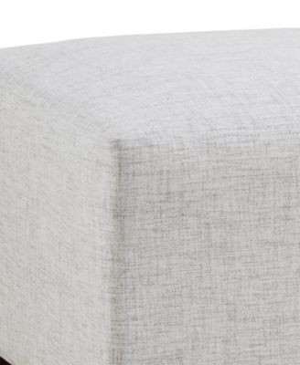 30" Molly Wide Fabric Modular Ottoman