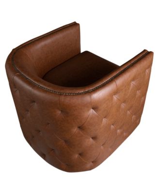 Capstone Swivel Tufted Chair