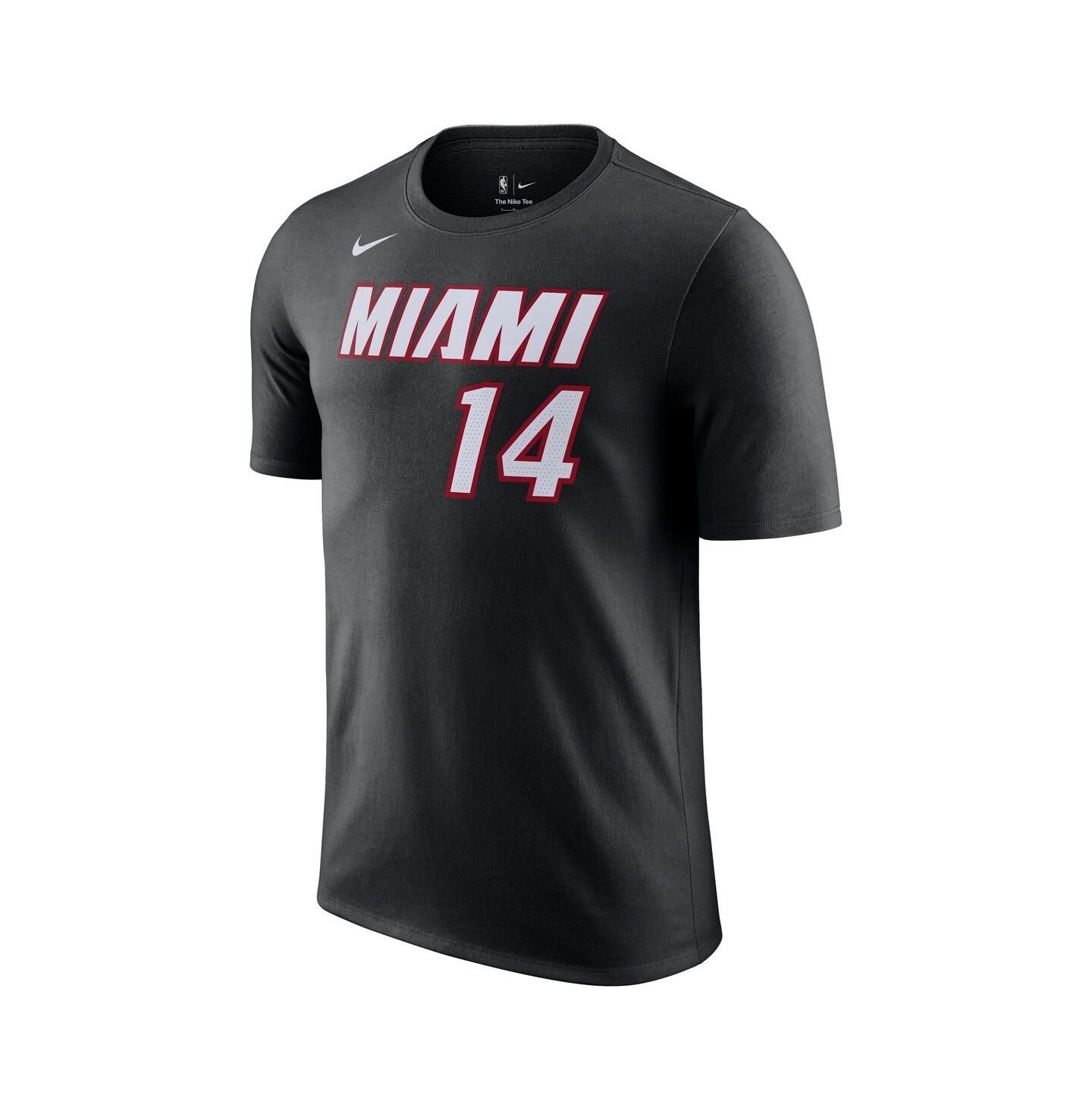Мужская футболка Nike Tyler Hero Black Miami Heat Icon 2022/23 Name and Number — фото 2