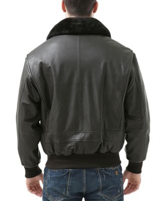 Men's G-1 Leather Flight Bomber Jacket