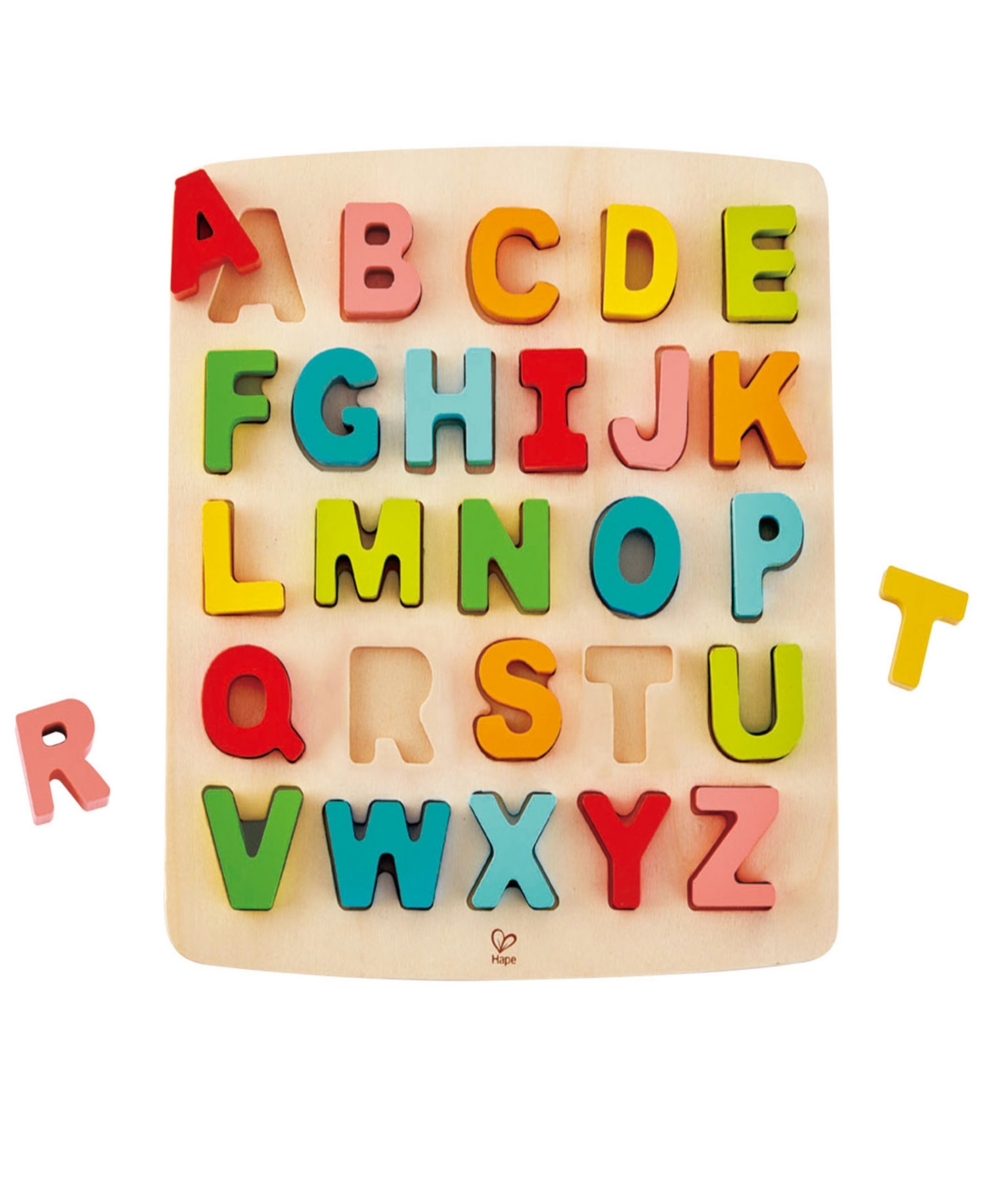 Hape Kids' Alphabet Blocks Learning Puzzle, 27 Pieces In Multi
