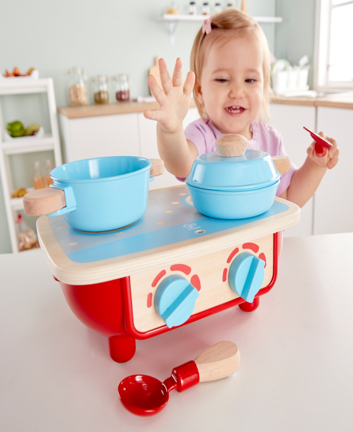 Shop Hape Toddler Kitchen Set In Multi