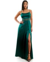 Macys hunter green dress top