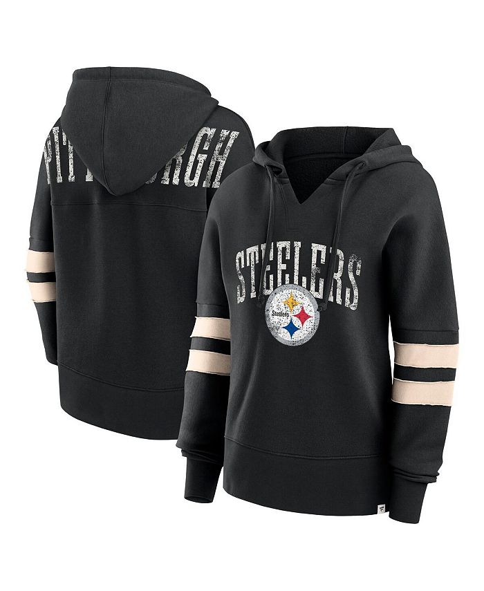 Fanatics Women's Branded Black Distressed Pittsburgh Steelers Bold Move ...