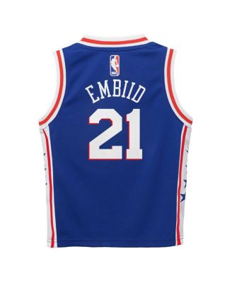 Preschool Boys and Girls Joel Embiid Royal Philadelphia 76ers Swingman Player Jersey - Icon Edition