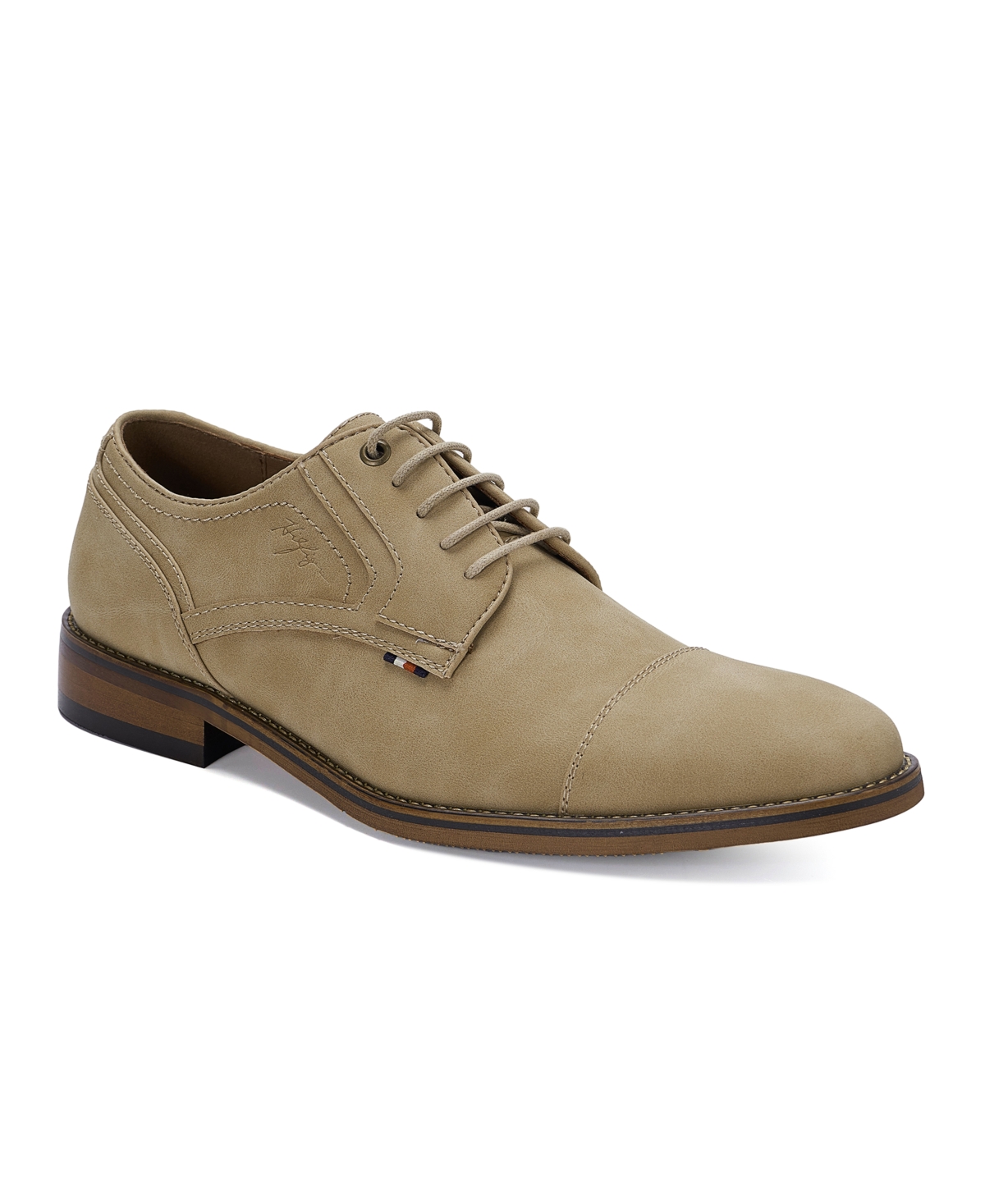 Tommy Hilfiger Men's Banly Lace Up Casual Oxfords In Sand