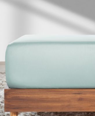 Deep Pocket Cotton Sateen Fitted Sheet Only, Twin