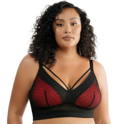Plus Size Mia Dot Wire-Free Bralette
