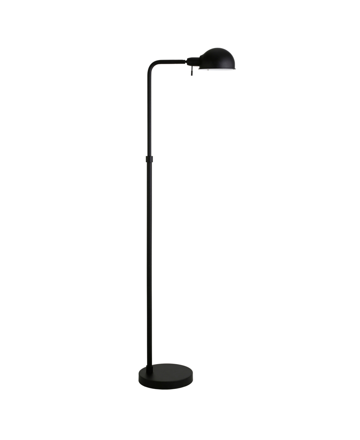 Hudson & Canal Arundel 66" Tall Integrated Led Floor Lamp With Metal Shade In Blackened Bronze